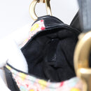 Christian Dior Saddle Bag Hand Bag beads Multicolor Gold Auth yk20714SAM-22