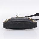 BALENCIAGA Metallic Edge Town Bag Leather 2way Black Gold 390149 Auth yk20715M-5