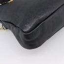 BALENCIAGA Metallic Edge Town Bag Leather 2way Black Gold 390149 Auth yk20715M-19