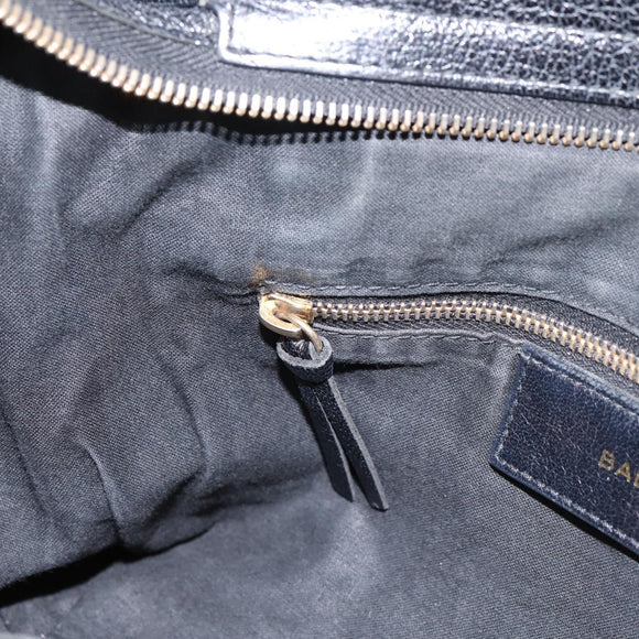 BALENCIAGA Metallic Edge Town Bag Leather 2way Black Gold 390149 Auth yk20715M
