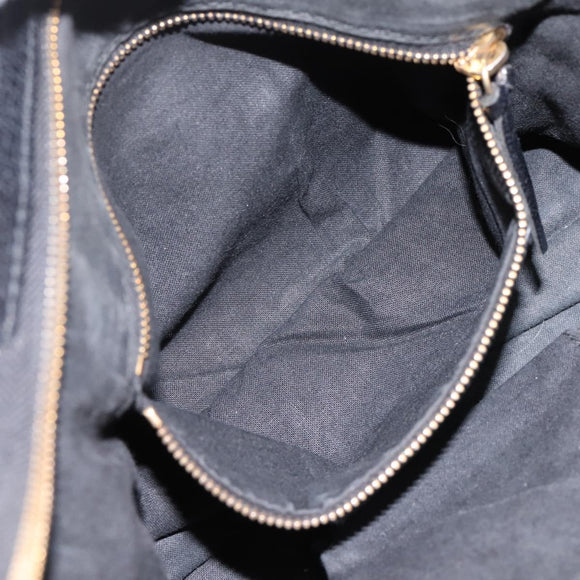 BALENCIAGA Metallic Edge Town Bag Leather 2way Black Gold 390149 Auth yk20715M