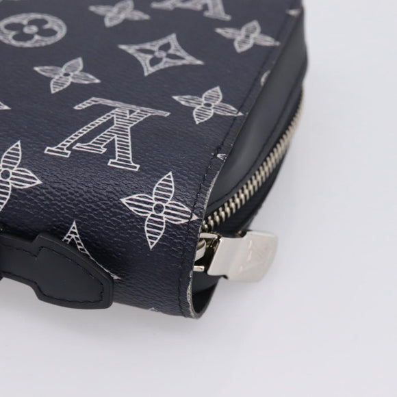 LOUIS VUITTON Monogram savanna Zippy XL Long Wallet Navy M66624 Auth yk20717SAM