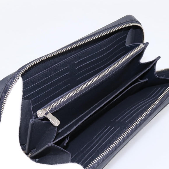 LOUIS VUITTON Monogram savanna Zippy XL Long Wallet Navy M66624 Auth yk20717SAM