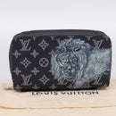 LOUIS VUITTON Monogram savanna Zippy XL Long Wallet Navy M66624 Auth yk20717SAM-12