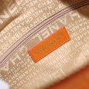 CHANEL COCO Mark Chain Shoulder Bag Suede Orange Gold CC Auth yk20718V-16