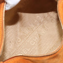 CHANEL COCO Mark Chain Shoulder Bag Suede Orange Gold CC Auth yk20718V-17