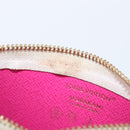 LOUIS VUITTON Monogram Multicolor Pochette Cles Purse White M28388 Auth yk20719M-9