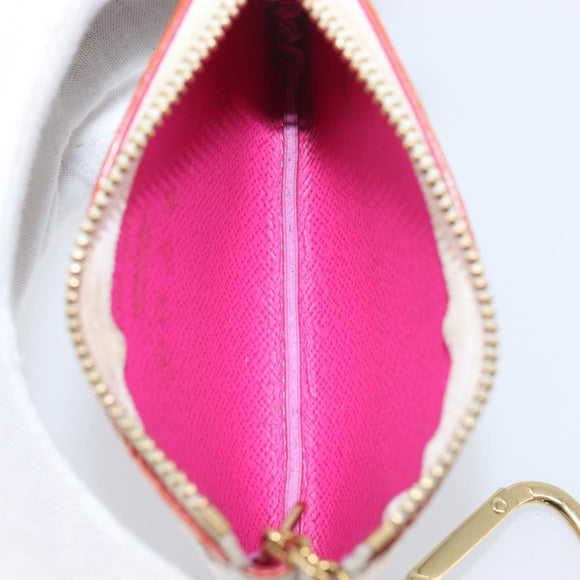 LOUIS VUITTON Monogram Multicolor Pochette Cles Purse White M28388 Auth yk20719M