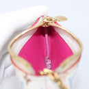 LOUIS VUITTON Monogram Multicolor Pochette Cles Purse White M28388 Auth yk20719M-20