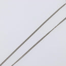 CHANEL COCO Mark Stone Necklace metal Silver CC Auth yk20721M-7