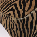 FENDI Animal Pattern Mamma Baguette Bag Harako Leather Brown Auth yk20722SAM-16