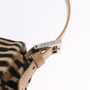 FENDI Animal Pattern Mamma Baguette Bag Harako Leather Brown Auth yk20722SAM-18