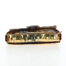 FENDI Mamma Baguette Shoulder Bag Sequin Leather Gold Tone Auth yk20723SM-8
