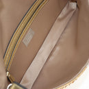 FENDI Mamma Baguette Shoulder Bag Sequin Leather Gold Tone Auth yk20723SM-11