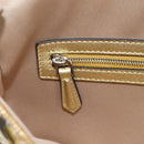 FENDI Mamma Baguette Shoulder Bag Sequin Leather Gold Tone Auth yk20723SM-27
