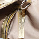 FENDI Mamma Baguette Shoulder Bag Sequin Leather Gold Tone Auth yk20723SM-12