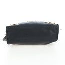 BALENCIAGA Classic Edge City Bag Leather 2way Black Gold 432831 Auth yk20725SAM-5