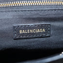BALENCIAGA Classic Edge City Bag Leather 2way Black Gold 432831 Auth yk20725SAM-24