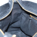 BALENCIAGA Classic Edge City Bag Leather 2way Black Gold 432831 Auth yk20725SAM-26
