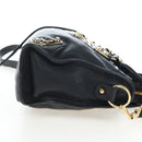 BALENCIAGA Classic Edge City Bag Leather 2way Black Gold 432831 Auth yk20725SAM-4