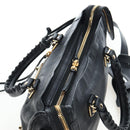 BALENCIAGA Classic Edge City Bag Leather 2way Black Gold 432831 Auth yk20725SAM-6