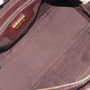 LOEWE Amazona 28 Hand Bag Leather Brown Gold Auth yk20728V-10