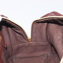 LOEWE Amazona 28 Hand Bag Leather Brown Gold Auth yk20728V-22