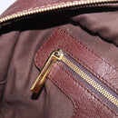 LOEWE Amazona 28 Hand Bag Leather Brown Gold Auth yk20728V-24