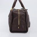 LOEWE Amazona 28 Hand Bag Leather Brown Gold Auth yk20728V-4