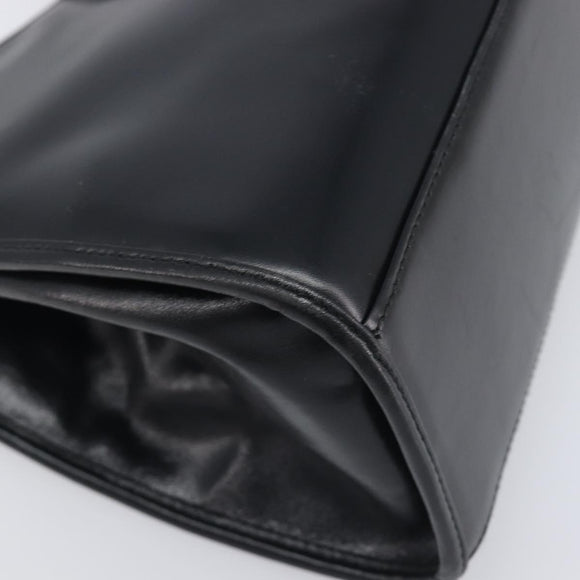 GUCCI Jackie Hand Bag Leather Black Silver 002 1067 Auth yk20730V