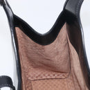 GUCCI Jackie Hand Bag Leather Black Silver 002 1067 Auth yk20730V-18