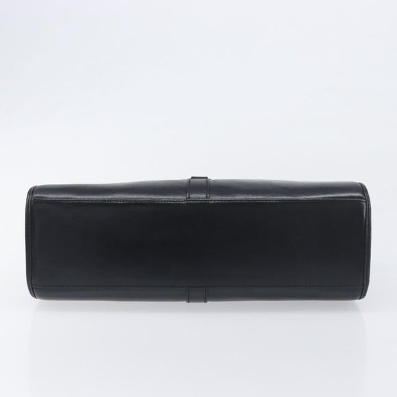 GUCCI Jackie Hand Bag Leather Black Silver 002 1067 Auth yk20730V