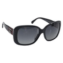 CHANEL Sunglasses metal Black CC Auth yk20732M-1