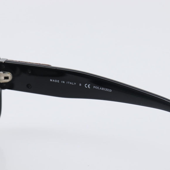 CHANEL Sunglasses metal Black CC Auth yk20732M