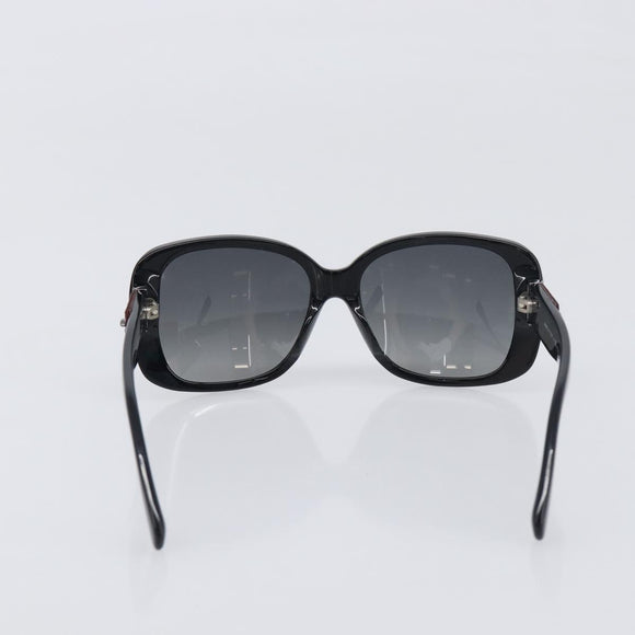 CHANEL Sunglasses metal Black CC Auth yk20732M