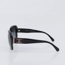 CHANEL Sunglasses metal Black CC Auth yk20732M-3