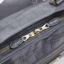 BALENCIAGA The Giant City Bag Embossed leather 2way Gray 281770 Auth yk20733SAM-21