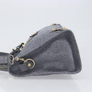 BALENCIAGA The Giant City Bag Embossed leather 2way Gray 281770 Auth yk20733SAM-4