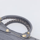 BALENCIAGA The Giant City Bag Embossed leather 2way Gray 281770 Auth yk20733SAM-8