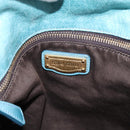 Miu Miu Hand Bag Leather 2way Blue Gold Auth yk20734M-18