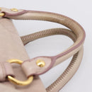 Miu Miu Hand Bag Leather 2way Pink Gold Auth yk20735M-8