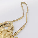 Miu Miu Matelasse Hand Bag Leather 2way Gold Auth yk20737SAM-15