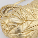Miu Miu Matelasse Hand Bag Leather 2way Gold Auth yk20737SAM-17