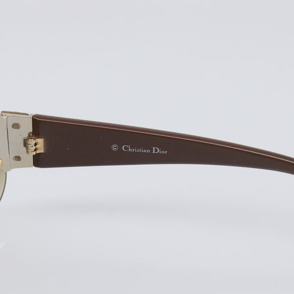 Christian Dior Sunglasses plastic Brown Auth yk20743M