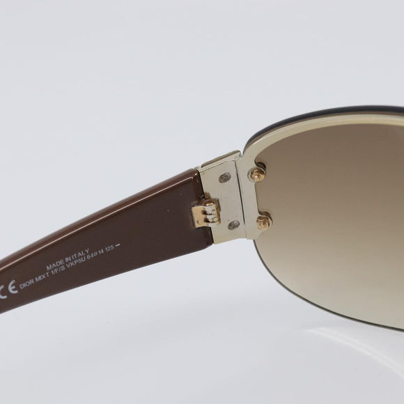 Christian Dior Sunglasses plastic Brown Auth yk20743M