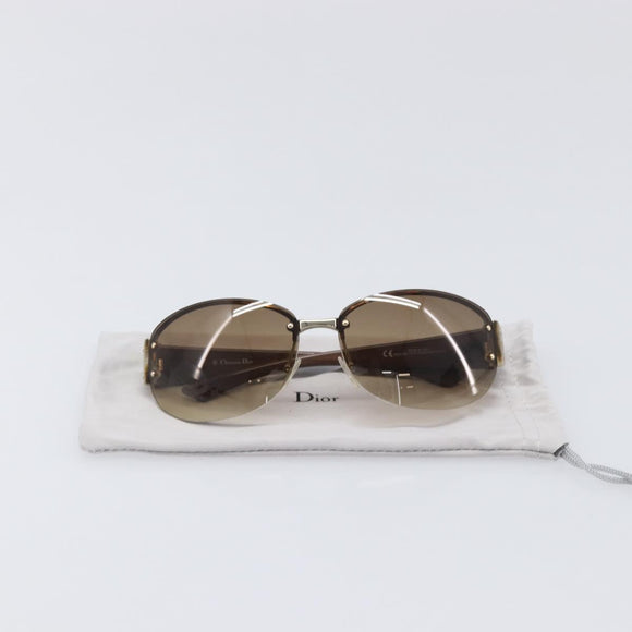 Christian Dior Sunglasses plastic Brown Auth yk20743M