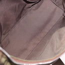 CHANEL New Travel Line Backpack Canvas Brown Silver CC Auth yk20744A-11