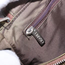 CHANEL New Travel Line Backpack Canvas Brown Silver CC Auth yk20744A-24