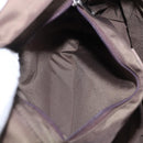 CHANEL New Travel Line Backpack Canvas Brown Silver CC Auth yk20744A-25