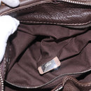 Chloe Paddington Hand Bag Leather Brown Gold Silver Auth yk20745SAM-26